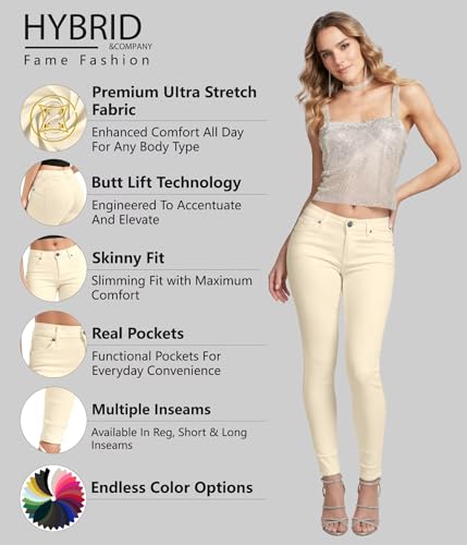 Image of Hybrid & Company Women's Stretch Denim Jeans
