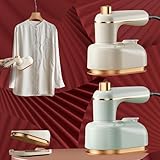 Saker Plus Steam Iron,Handheld Portable Iron,Ailsion Steamer,Hand Held Portable Steam Ironn, Professional Heavy-Duty Steam Travel Irons For Clothes Suitable For Various Clothes (Multicolor)