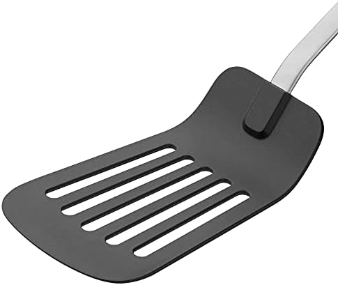 Silit Classic Line łopatka do patelni z tworzywa sztucznego, 35 cm, polerowana stal nierdzewna, przednia część z tworzywa sztucznego, idealna do powlekanych garnków, nadaje się do mycia w zmywarce