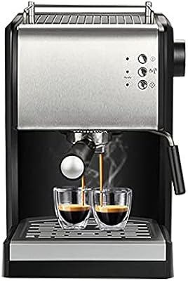 Amazon.com: Máquina de café para el hogar, máquina de café espumoso pequeña  semiautomática tipo vapor, bomba de agua de 20 bares, ajustable al vapor :  Hogar y Cocina