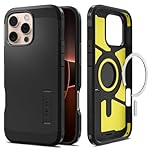 Spigen Case for iPhone 16 Pro Max Case, Tough Armor [MagFit] Compatible with MagSafe - Black