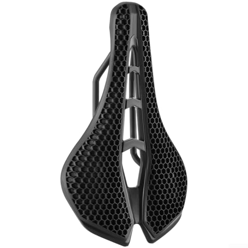 Hollow Hycomb Sillín de bicicleta 140 mm, transpirable, riel de alto carbono, TPE, colores negro crema blanco rosa naranja verde jade