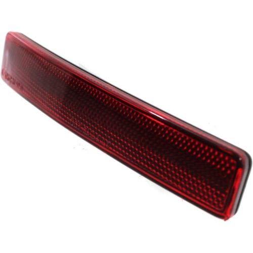 FITRITE AUTO PARTS New Rear Left Driver Side Bumper Reflector For 2007-2012 GMC Acadia, 2010-2016 Cadillac SRX, 2009-2012 Traverse GM2830100 25881881