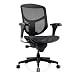 WorkPro Quantum 9000 Series Ergonomic Mid-Back Mesh/Mesh Chair, Black