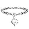Initial-Charm-Bracelets-Stainless-Steel-Heart-26-Letters-Alphabet-Bracelet-for-Women-Valentines-Day-Gifts SANNYRA Charm Z Bracelet Gifts | Heart Initial Charms Bracelets for Women Trendy | 26 Letters Stainless Steel Bracelet Gifts Ideas for Teen Girls