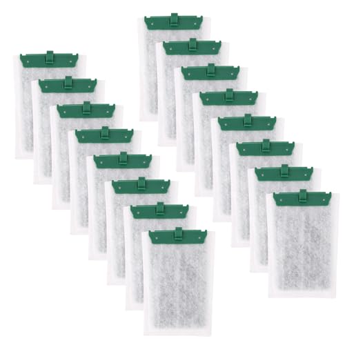 16pcs Medium Replacement Filter Cartridges Compatible with Tetra Whisper Bio-Bag, Fish Tank Parts Accessories for 10i IQ10 PF10 ReptoFilter, 5-10 Gallon Aquarium Filter Cartridges