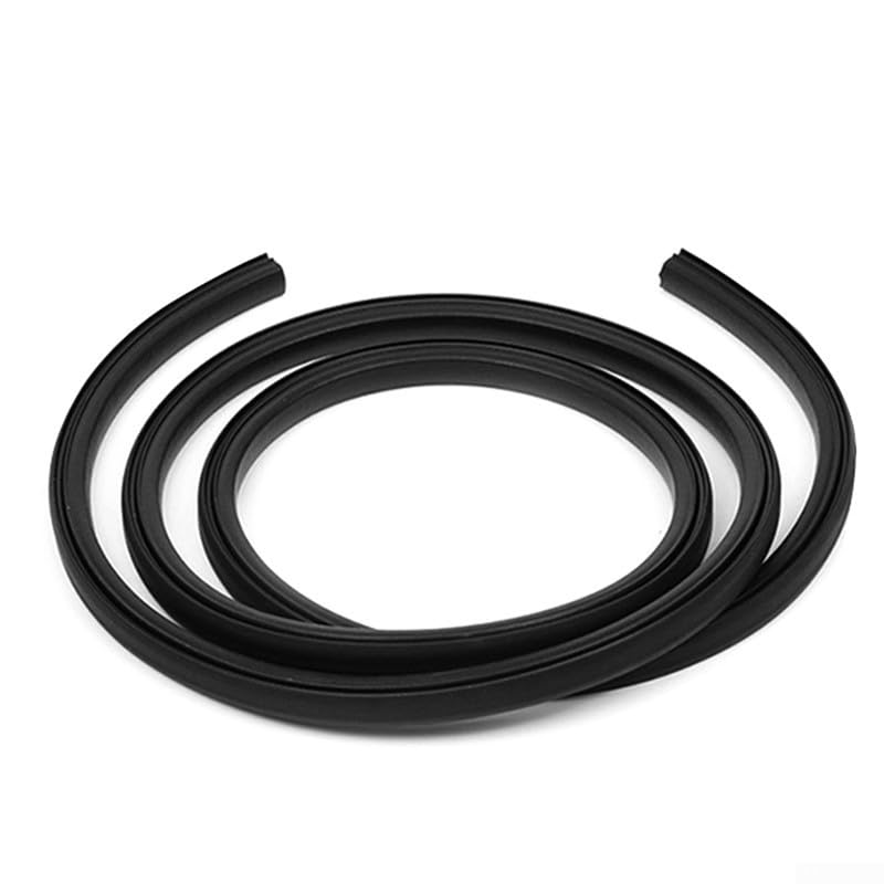 Dishwasher Door Seal Replacement - 80.3in x 0.55in Black Rubber Gasket Compatible with 154827601