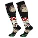 Produktbild PUXUQU Socken Strümpfe Schön Igel Pilze Herren Damen Kniestrümpfe Socken 1 Pack