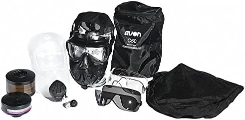 C50 Full Face Respirator, Respirator Connection Type: Threaded, 6 pt. with Mesh Headnet Full Face Su