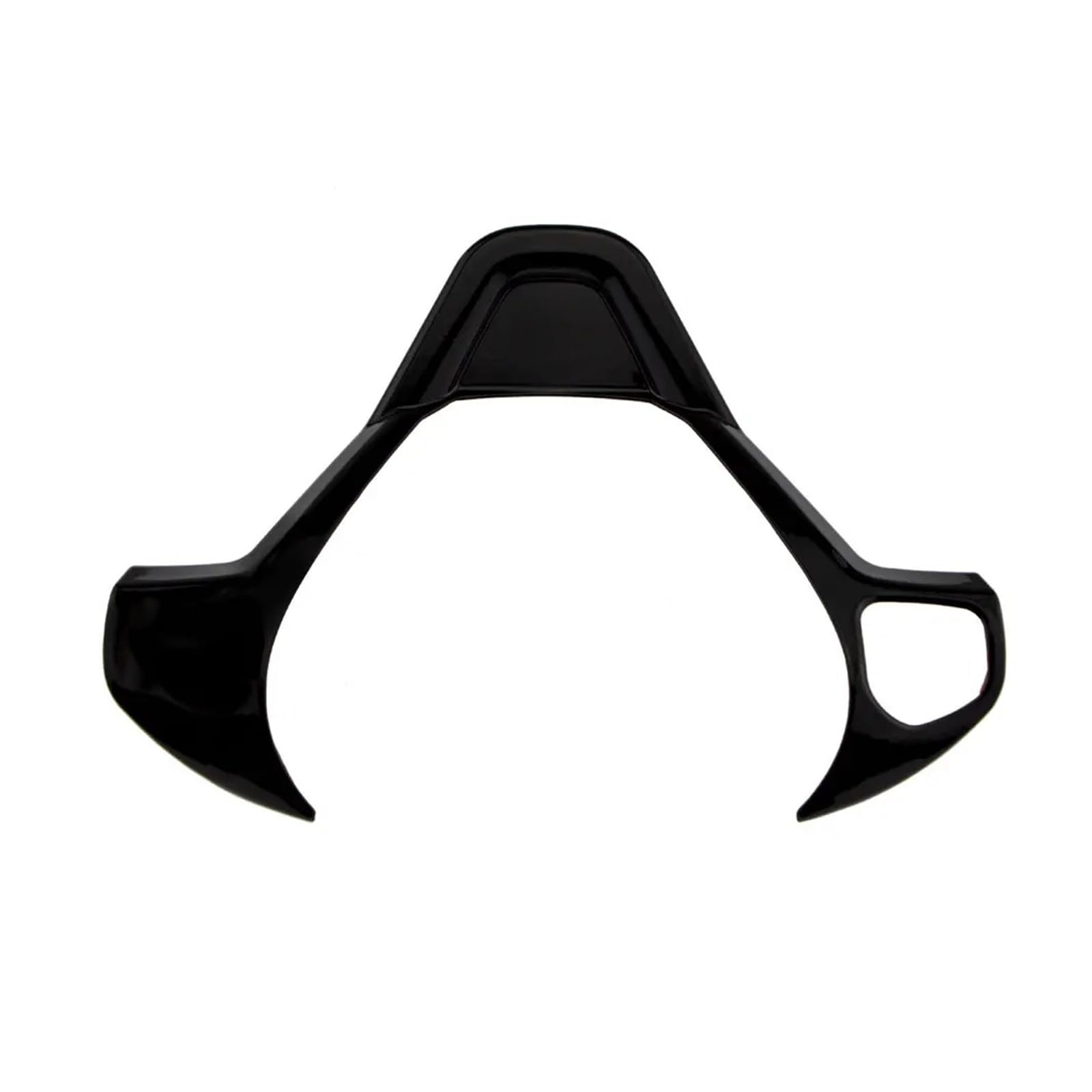 Car Interior Sticker for Fiesta MK7 2009-2017 for Ecosport 2013-2017 Steering Wheel Button Cover Sticker ABS Frame Car Accessories(1hole Common Black)