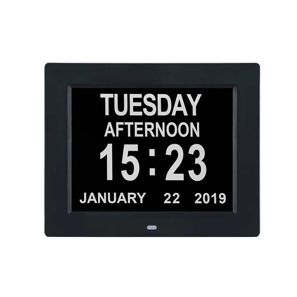 Buy Digital Day Calendar Dementia Clock Extra Large Day Date and Time