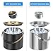 3.2L Insulated Ice Buckets for Parties, Elegant Double Wall Stainless Steel Champagne Buckets with Lid & Scoop,Ideal for Cocktail Bar, Chilling Wine, Champagne