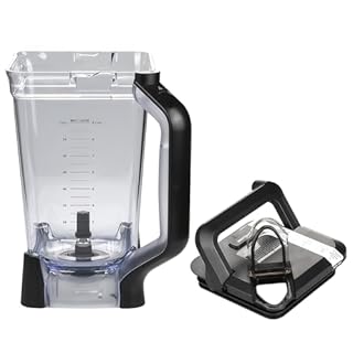 Ndoge 72oz Blender Replacement Parts For Ninja Blender BL610, Blenders Replacement Pitcher with Locking Lid Replacement Compatible with Ninja BL710WM CO610B CO650B CT610C New Model