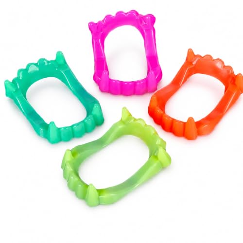 The Dreidel Company 12-Pack Neon Fangs