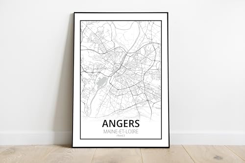 Générique Angers - Affiche - Poster - Impression (A4 : 210 x 297 mm)