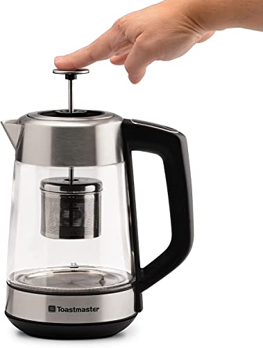 Tetera eléctrica de vidrio Toastmaster 1.7 L miniatura 7