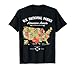 National Parks T shirt Map Camping tshirt Women Men Hiking