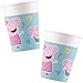 Procos- Bicchieri Carta FSC compostabili Peppa Pig Star Shine (200ml), 8 Pezzi Lizenzartikel, Multicolore, Taglia Unica, 10201199