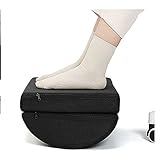 JHLA Repose Pied Bureau Blanc Tabouret de Coussin Repose-Pieds Ergonomique Repose-Pieds réglable Accessoires De Mobilier De Bureau Haut De Gamme