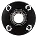 SCITOO 2000lb Trailer Hub with Brake Drum fits 4 on 4 Bolt Pattern L44649 x L44649 Bearing
