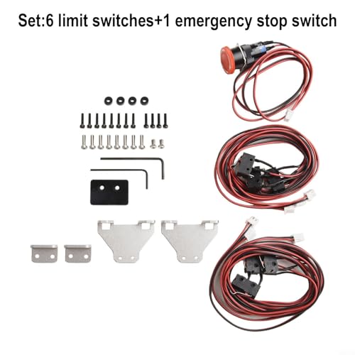 Interruptores de Límite CNC 3018 Plus y Botón de Parada para Grabadores 7