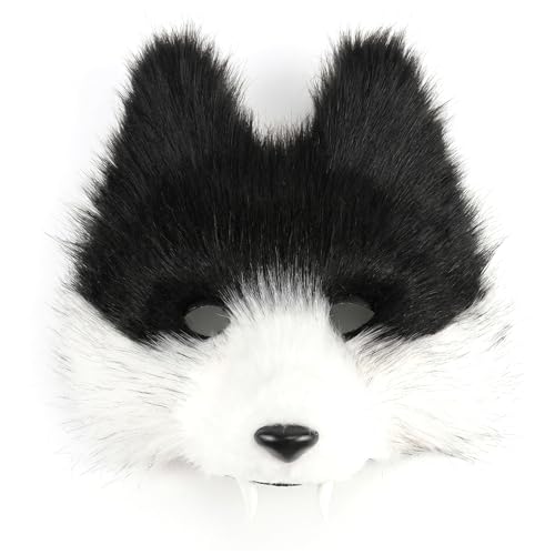 Masque de loup Therian respirant et réaliste pour éviter la transpiration en convention