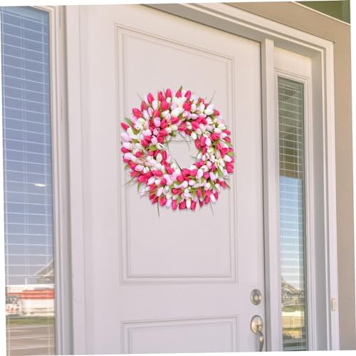 Couronnes d'été artificielle fleur de porte suspendue - 3
