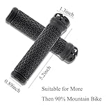 MOLHEM Bike Handlebar Grips - Non-Slip Mountain/BMX/Scooter Grips, Soft Rubber for Secure Grip, Includes 2 Allen Wrenches (MTB, Road Bikes) - Image 2