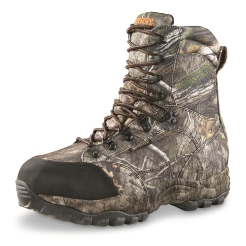 HUNTRITE 8" Waterproof Hunting Boots Men Mossy Oak 10.5 2E