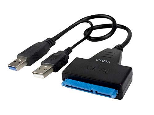 Cabo Adaptador SATA Ssd HD 2.5 e 3.5 para USB 3.0 com Fonte