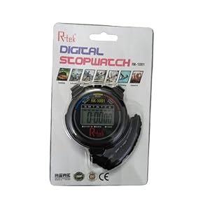 R-TEK Digital Stopwatch for Sports Like Football, Basketball, Volleyball, Baseball, Softball, Study
