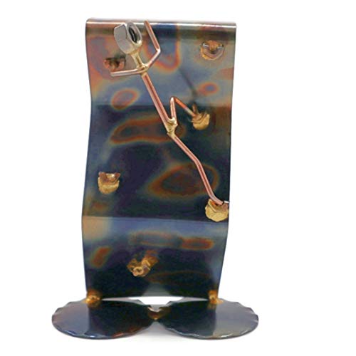 Rock Wall Climber Metal Figurine Desk Decor Trophy