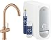 Produktbild Grohe Blue Home Starter Kit Bluetooth/WiFi C-Ausl. warm Sunset Geb, 31455DL1
