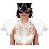 Diese Statement-Federepauletten sind ein hervorragendes, vielseitiges und qualitativ hochwertiges Accessoire, das sich perfekt für Festivals wie Burning Man und Abendgarderobe eignet. Dies ist ein Unisex-Design, das auf Bestellung angefertigt wird und sowohl die männliche als auch die weibliche Form unterstreicht.
