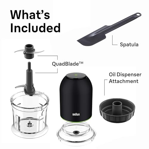 Braun CH3012BK EasyPrep™ Mini Food Processor, 4 cup, Black by Braun - Image 5