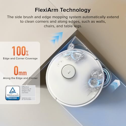 roborock Qrevo Curv S5X Robot Vacuum and Mop 18,500Pa Suction Zero-Tangling - 4