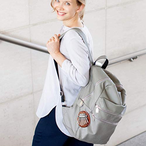 Emoin Mini Thumb Piano, Solid Wood 8 Keys Finger Piano, Portable Musical Thumb Piano With Lanyard, Christmas Gift Birthday Gift Valentines Gift For Kids Adults Beginners #TOP4