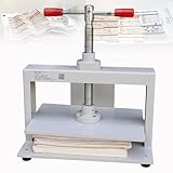 【STRUMENTI ESSENZIALI PER L'UFFICIO】La pressa per carta è uno strumento essenziale per l'organizzazione dei documenti. È ideale per la pressatura di fatture, libri contabili, documenti contabili, monete, francobolli, album fotografici, documenti, assegni, bollette, fatture, ricevute finanziarie, ecc.