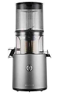 Estrattore di succo verticale Hurom H300 -All-in-One Multi Screw, Mega hopper, BPA-free… (grigio)