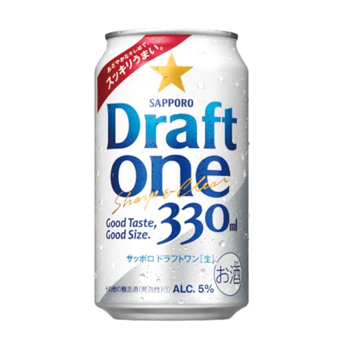 ドラフトワン330ml×24本 | 発泡酒 お酒 晩酌 恵庭市 北海道[930090161]