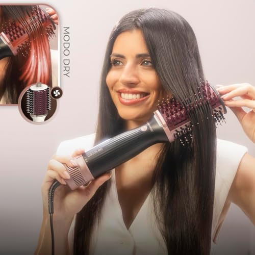 Cecotec Spazzola per Capelli Air DryBold Elite con Piastra Riscaldante. 1200W, 3 Modalità: asciuga, modella e liscia, Tecnologia Ionica, Rivestimento in Ceramica, Funzione Aria Fredda, Punta Fredda - Immagine 5