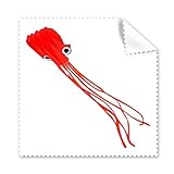 Tamaño: 14 cm * 14 cm Tradicional chino Kite pulpo patrón gafas paño de limpieza paño móvil limpiador de pantalla 5 unidades regalo
