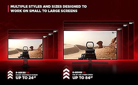 HipShotDot D-Series Milspec Pack - Reusable Transparent Aim Sight Assist TV Decals - Gaming Television or Monitor Decal for FPS Video Games Compatible with PC, Xbox & PlayStation (1, Green)