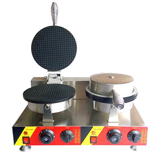 2000W Waffeleisen Belgische Waffel Doppelseitiger Uniform Heizung, W/Nonstick Plates & Cool-Touch-Griff, Geeignet… – Bild 3