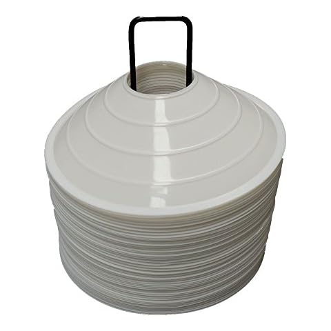 Football Marker Cones - Set of 50 White Spacemarkers Cover