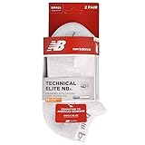 New Balance No Show 2 with Coolmax 2 Pair Folder Socks