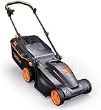 cortacesped electrica 1600w black & decker ♣ 【 Facilidad máxima 】 El diseño push-suéter de la palanca es fácil de instalar; el asa plegable permite reducir el desorden del cortacésped durante su reacondicionado y/o invierno.