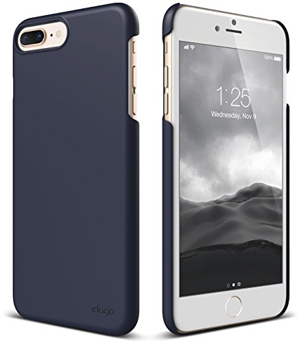 elago iPhone 8 Plus/iPhone 7 Plus Case [Slim Fit 2][Jean Indigo] - [Light][Minimalistic][True Fit]