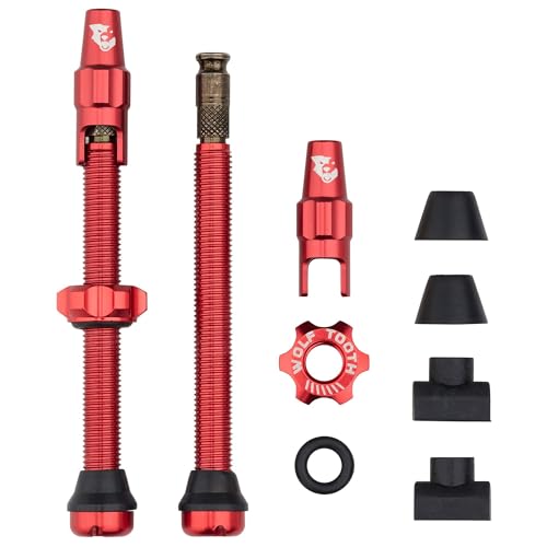 Evite fugas de aire con el kit de vástago de válvula sin cámara Wolf Tooth de 60 mm