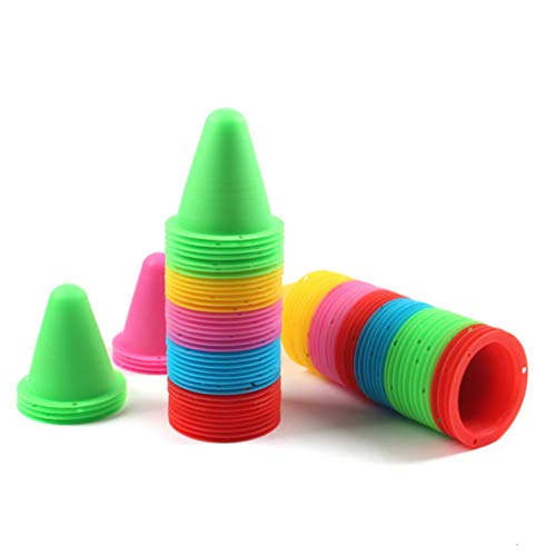 Cones Slalom BesPORTBLE Mini Agilidade Futebol Cones para Treinamento Crianças Patinação Patinação À